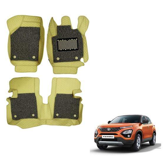 Tata Harrier Lavish 7D Foot Mattress - Beige Colour