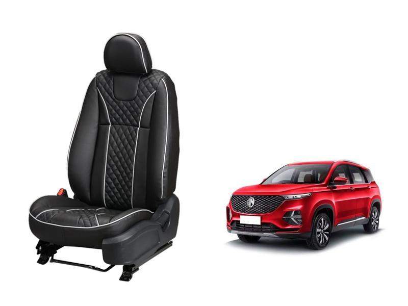 MG Hector+ MOON SERIES 3D CUSTOM ART LEATHER CAR SEAT COVERS