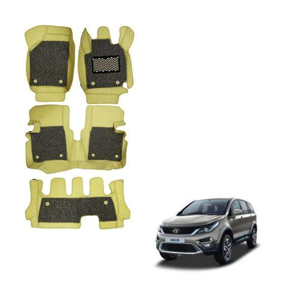 Tata Hexa Spacious Floor Mats - Beige Colour