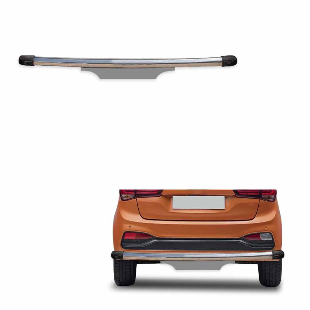 Rear Bumper Safety Guards for Hyundai Elite i-20 (2018-19) Active Plates