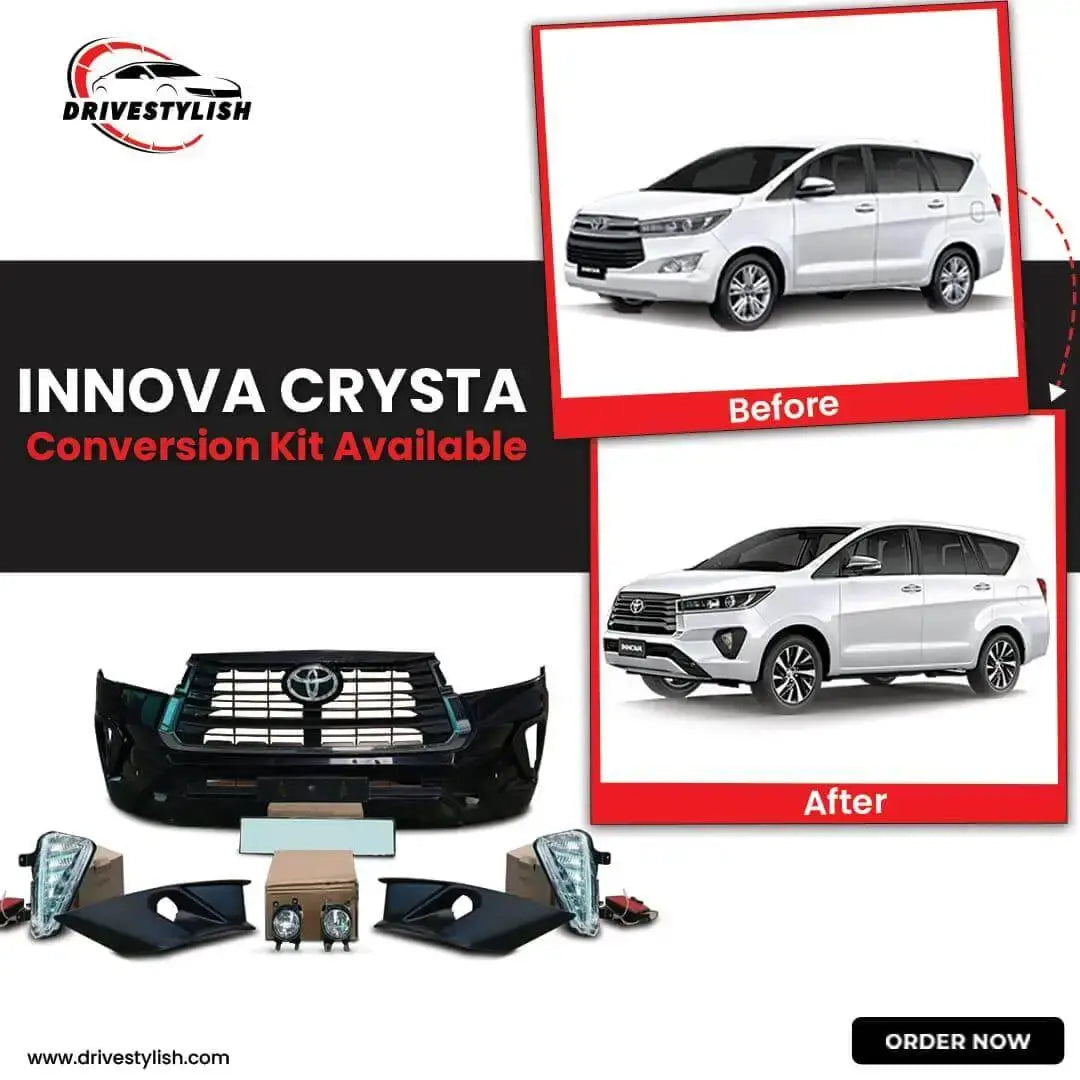 Conversion Kit for Toyota Innova Crysta Body Kit 2016 to 2022 Models