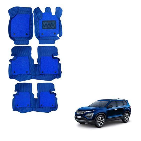Tata New Safari Deluxe 7D Foot Mattress - Blue Colour