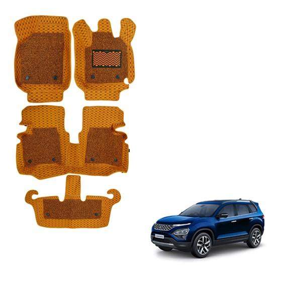 Tata New Safari Luxurious Floor Mats - Tan Colour