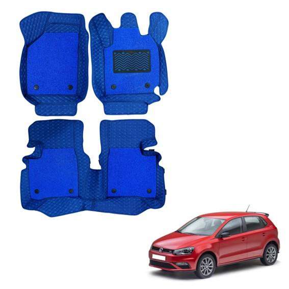Premium Foot Mats for Skoda Rapid - Blue Colour