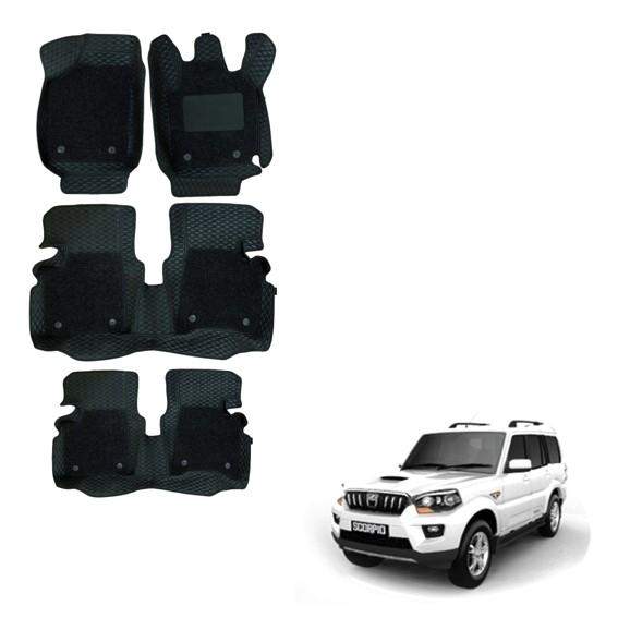 Mahindra Scorpio (2014) Deluxe Floor Mats - Black Colour