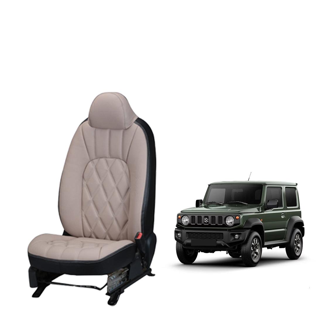 Maruti Suzuki Jimny Art Leather Seat Cover - Threading Design
