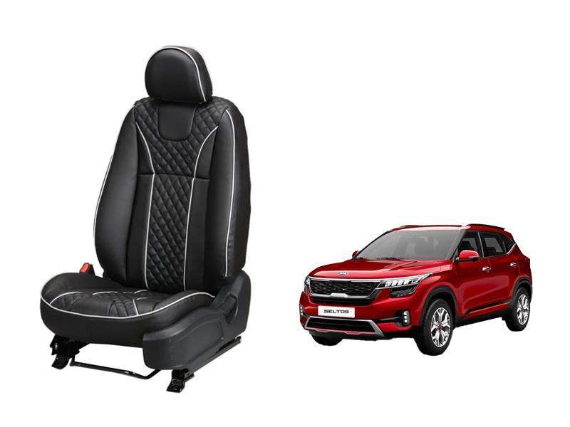 Kia Seltos MOON SERIES 3D CUSTOM ART LEATHER CAR SEAT COVERS