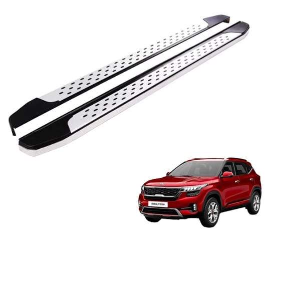 Side Footrest Steppers for Kia Seltos - Classy Design | DriveStylish