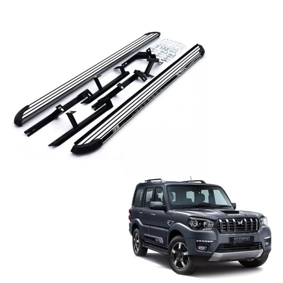 Side Footsteps for Mahindra Scorpio Classic - Opal Design