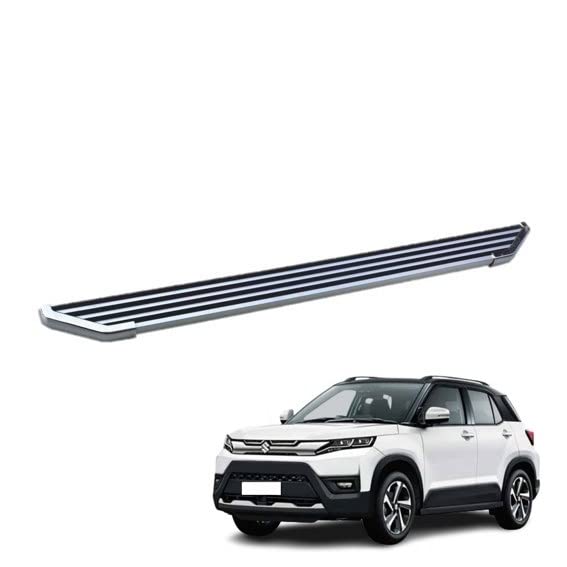Side Stepper for Maruti Suzuki Brezza 2022 - Zebra Design