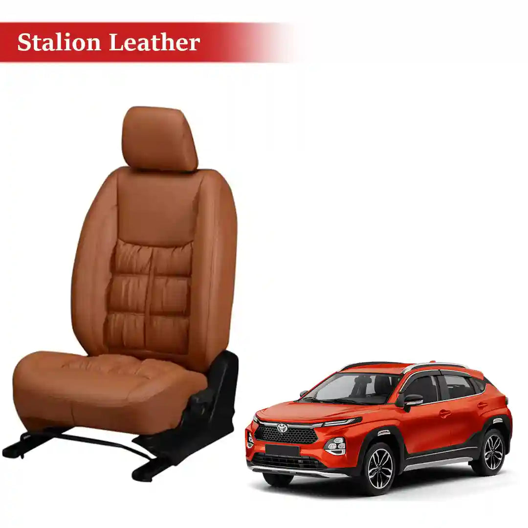Stallion Leather Car Seat Cover For Taisor
