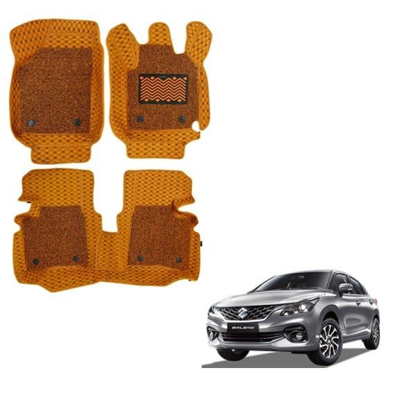 Maruti Suzuki New Baleno Luxury 7D Boot Mat - Tan Colour