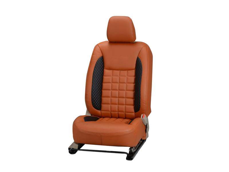 Jeep Compass Nappa Leather Seat Cover - Prism Design