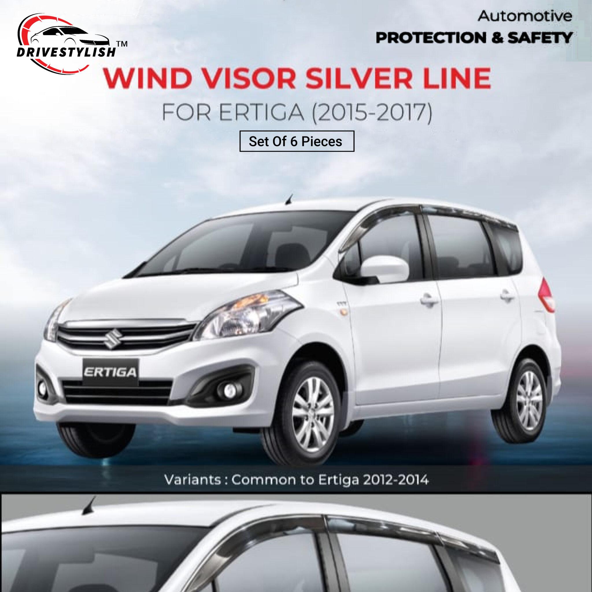 Maruti Suzuki Ertiga Wind Visor – Chrome Insert
