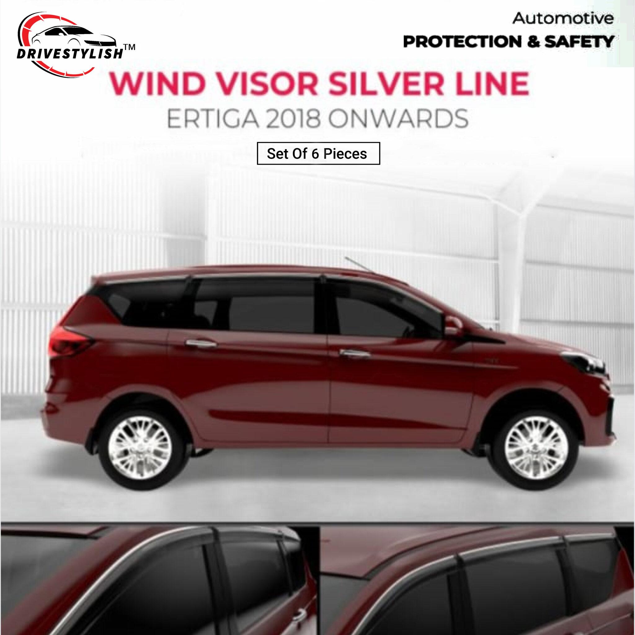 Maruti Suzuki Ertiga (2018) Wind Visor – Chrome Insert