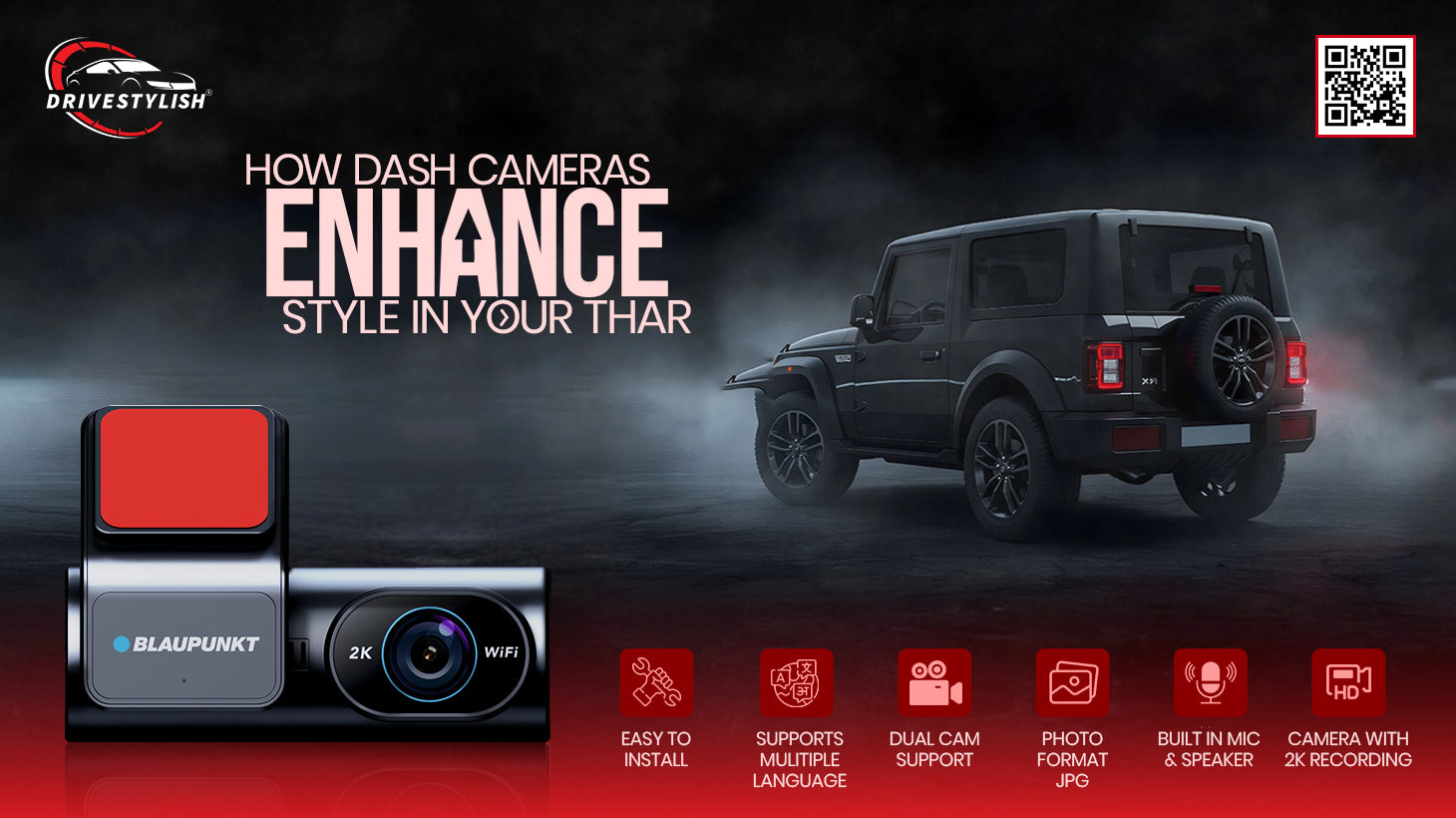 How Dash Cameras Enhance Security and Style in Your Thar