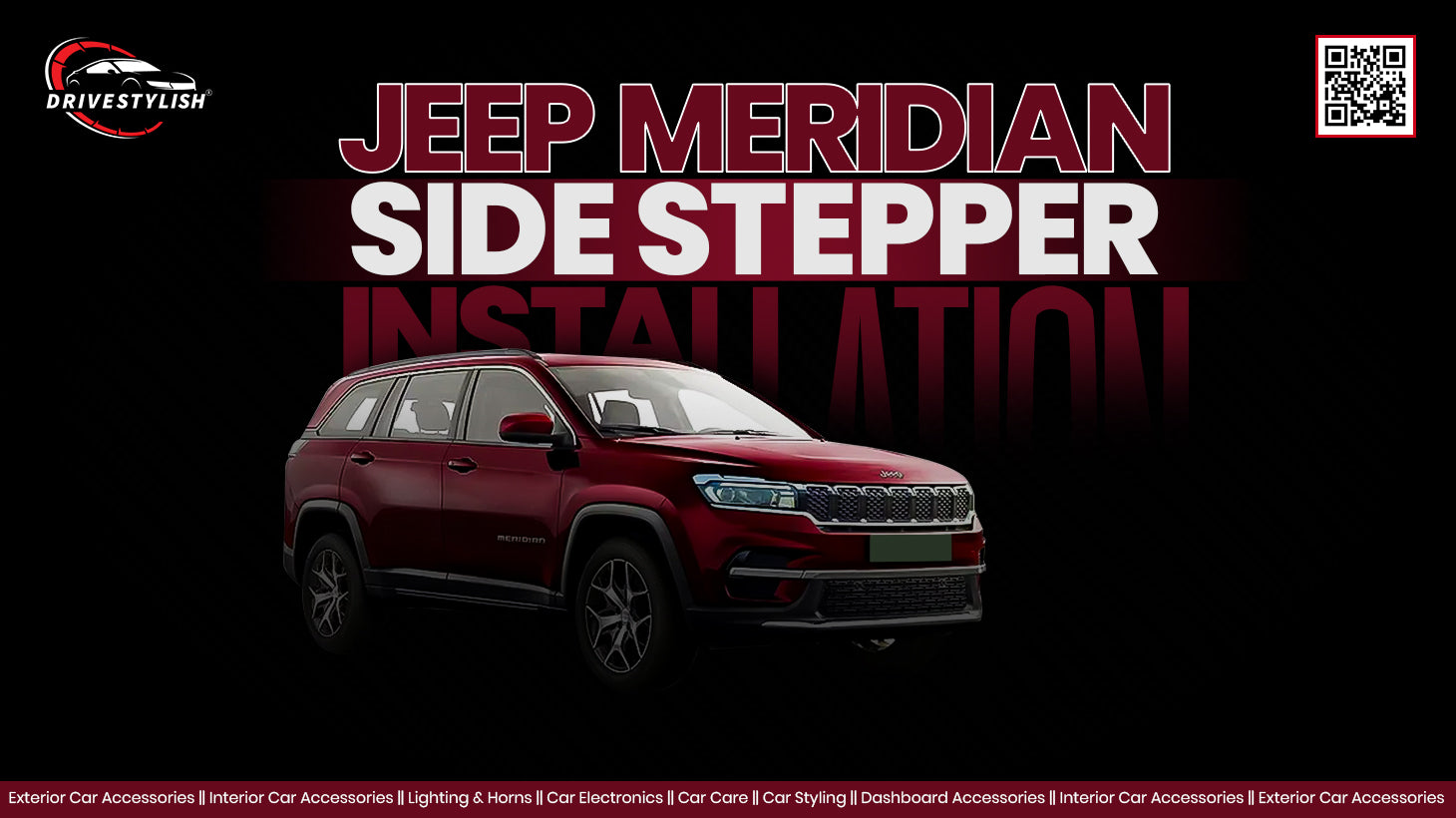 Step by Step Installation Process for Jeep Meridian Side Stepper