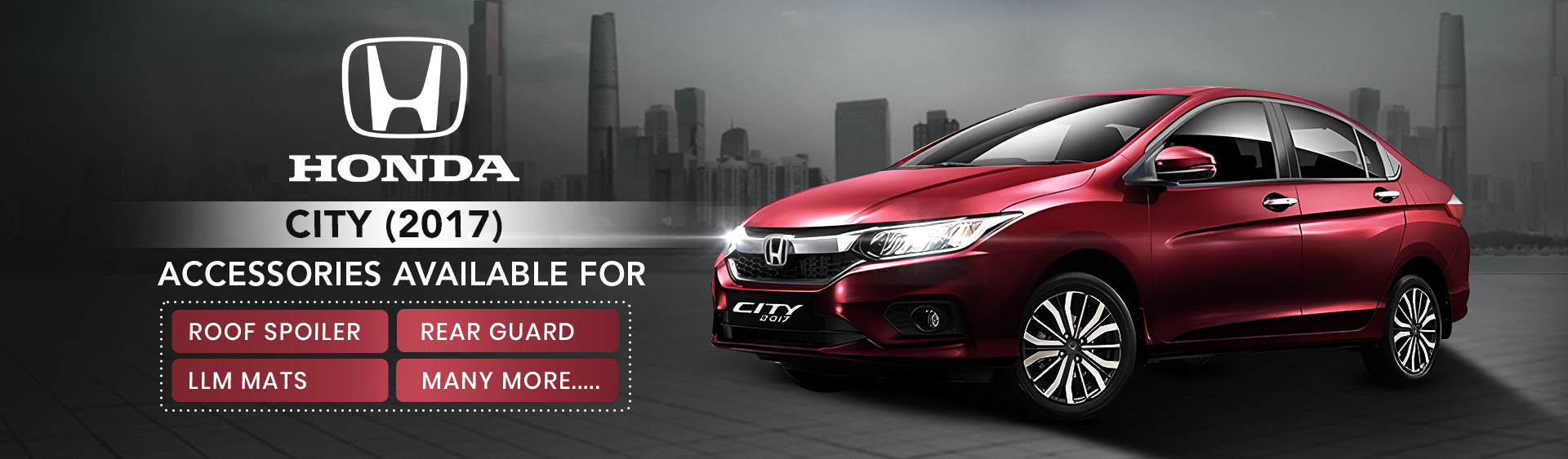 Honda City 2017 Accessories