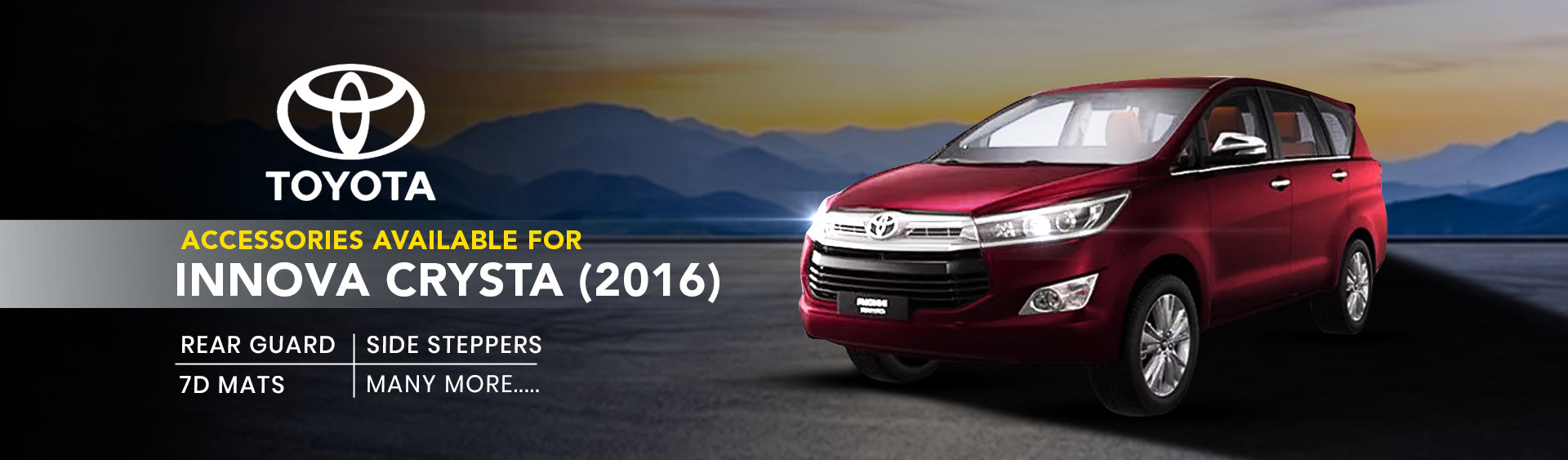 innova crysta 2016 accessories