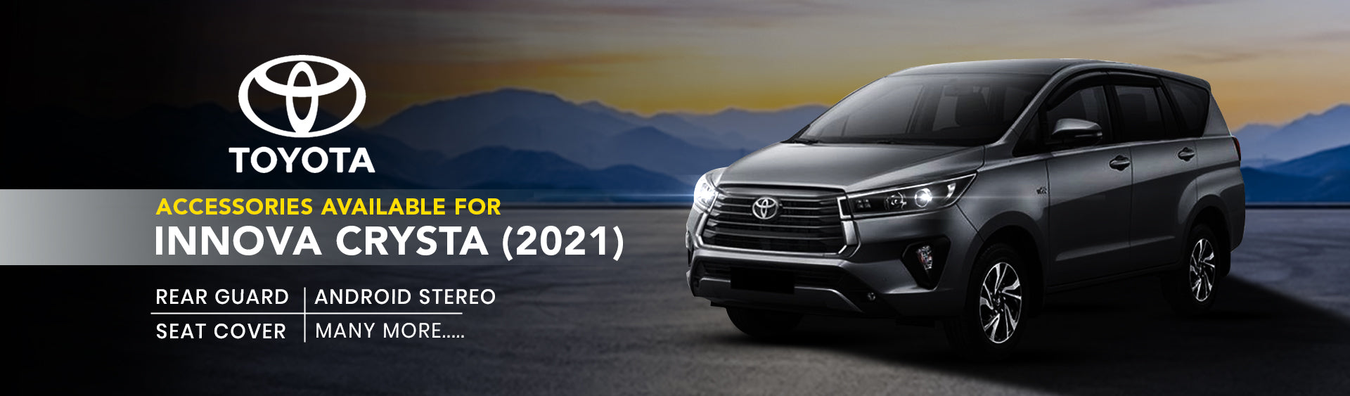 innova crysta 2021 accessories