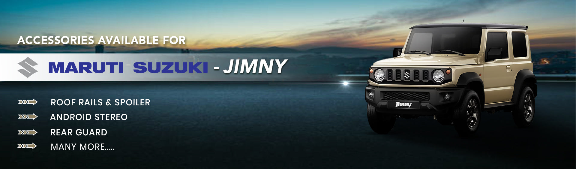 Jimny Genuine Accessories at best the lowest price online in india