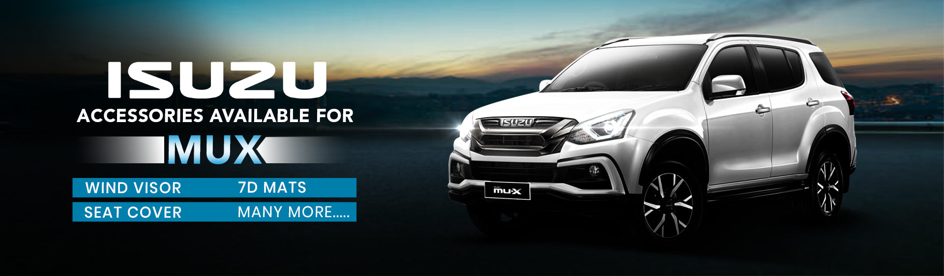 Mu-X car accessories