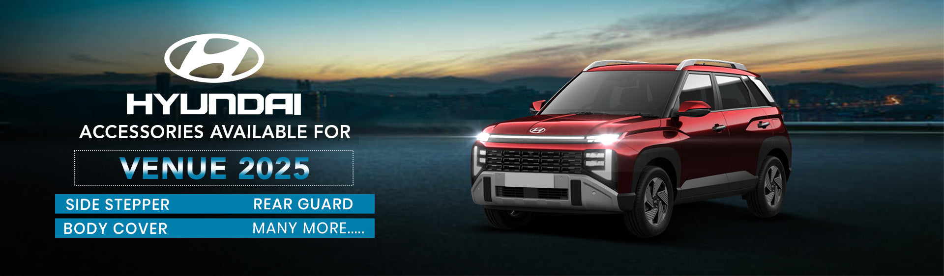 Hyundai Venue 2025 Accessories