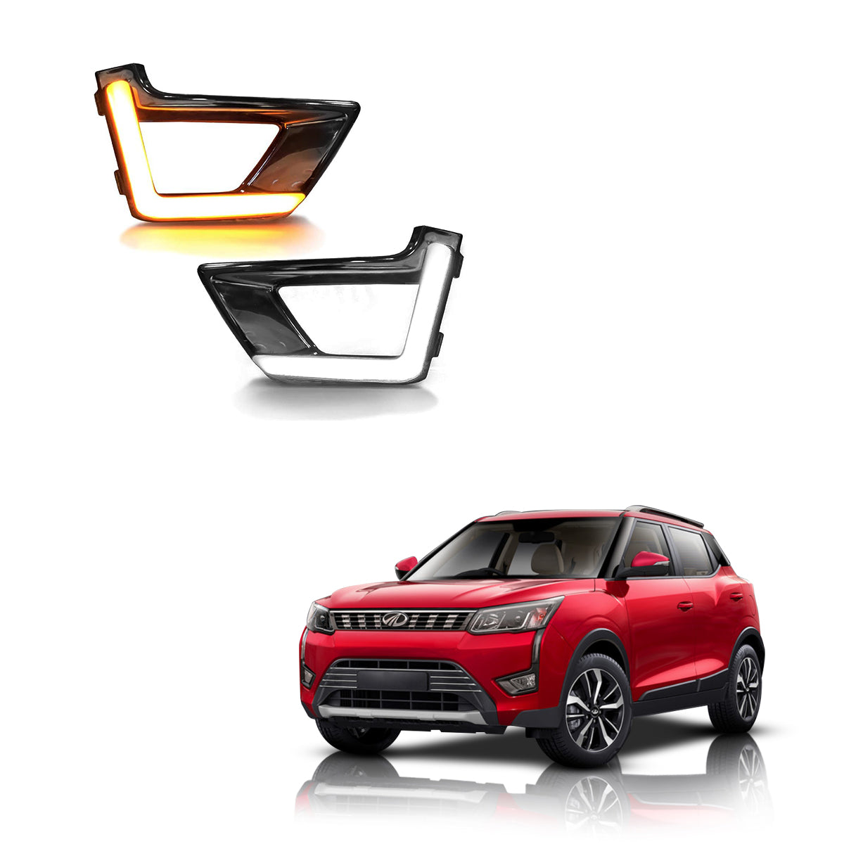 Mahindra Xuv 300 Fog Lamp And DRL Light