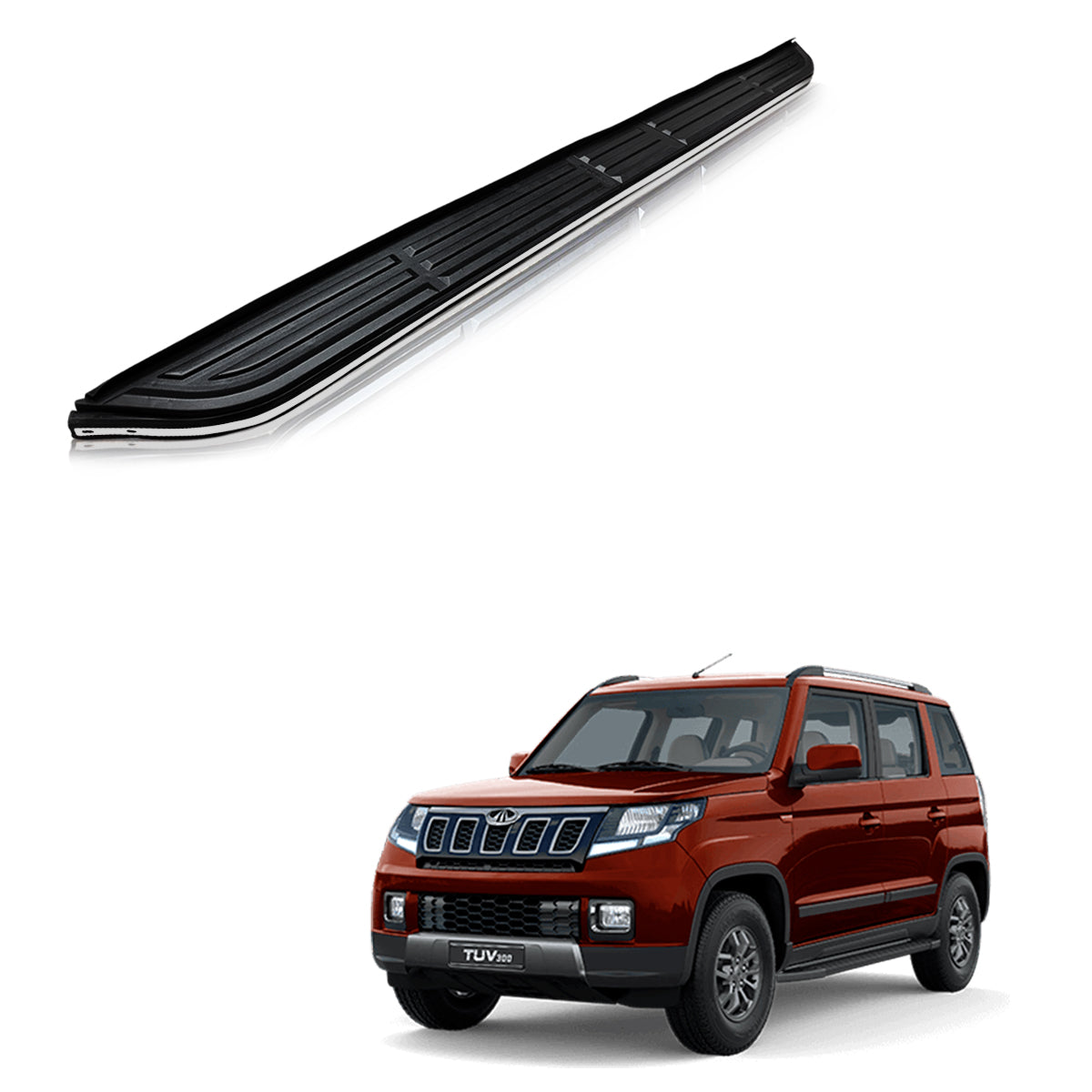 Side Steppers for Mahindra Tuv 300 - Stellar Design