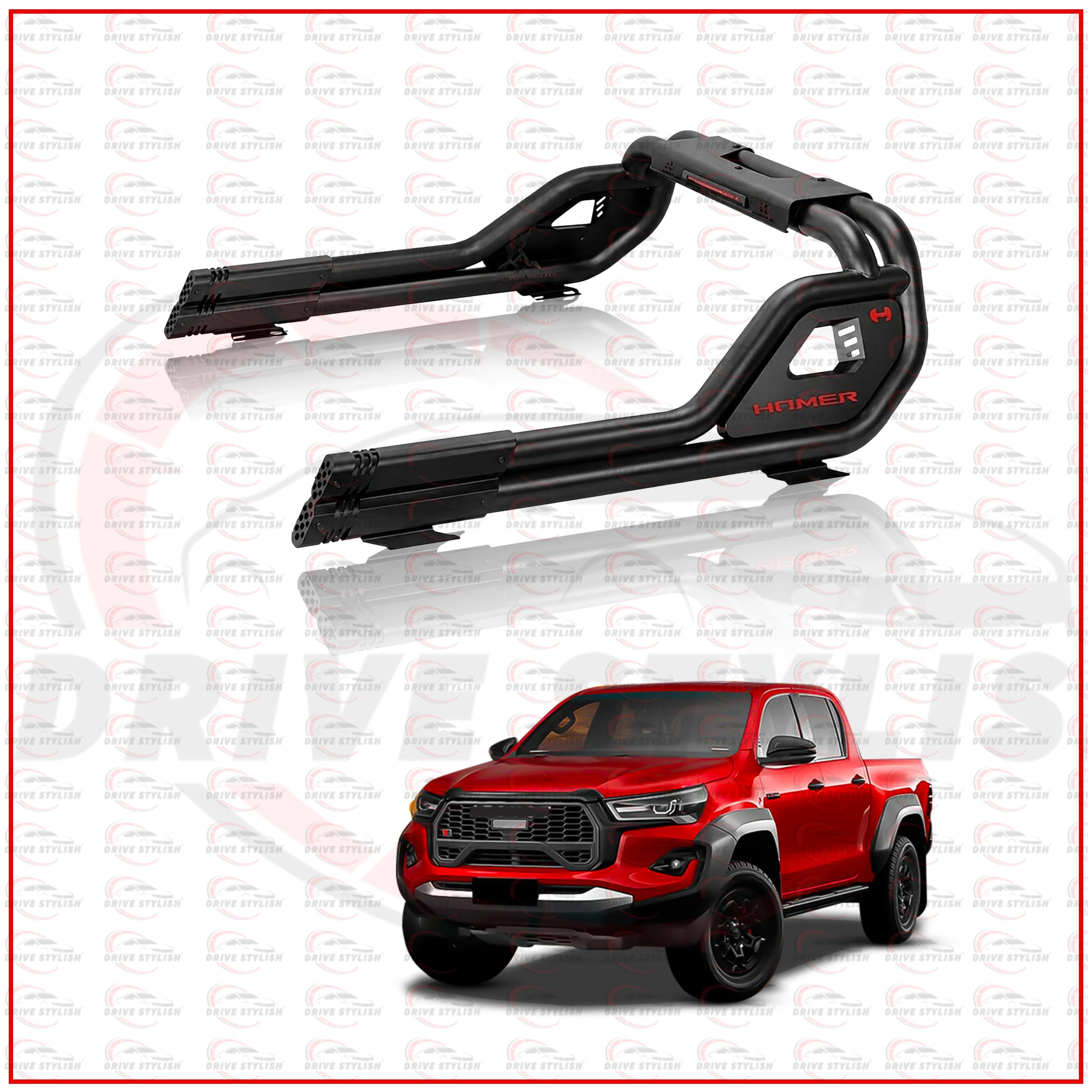 Toyota Hilux Hamer Night Fury Roll Bar 