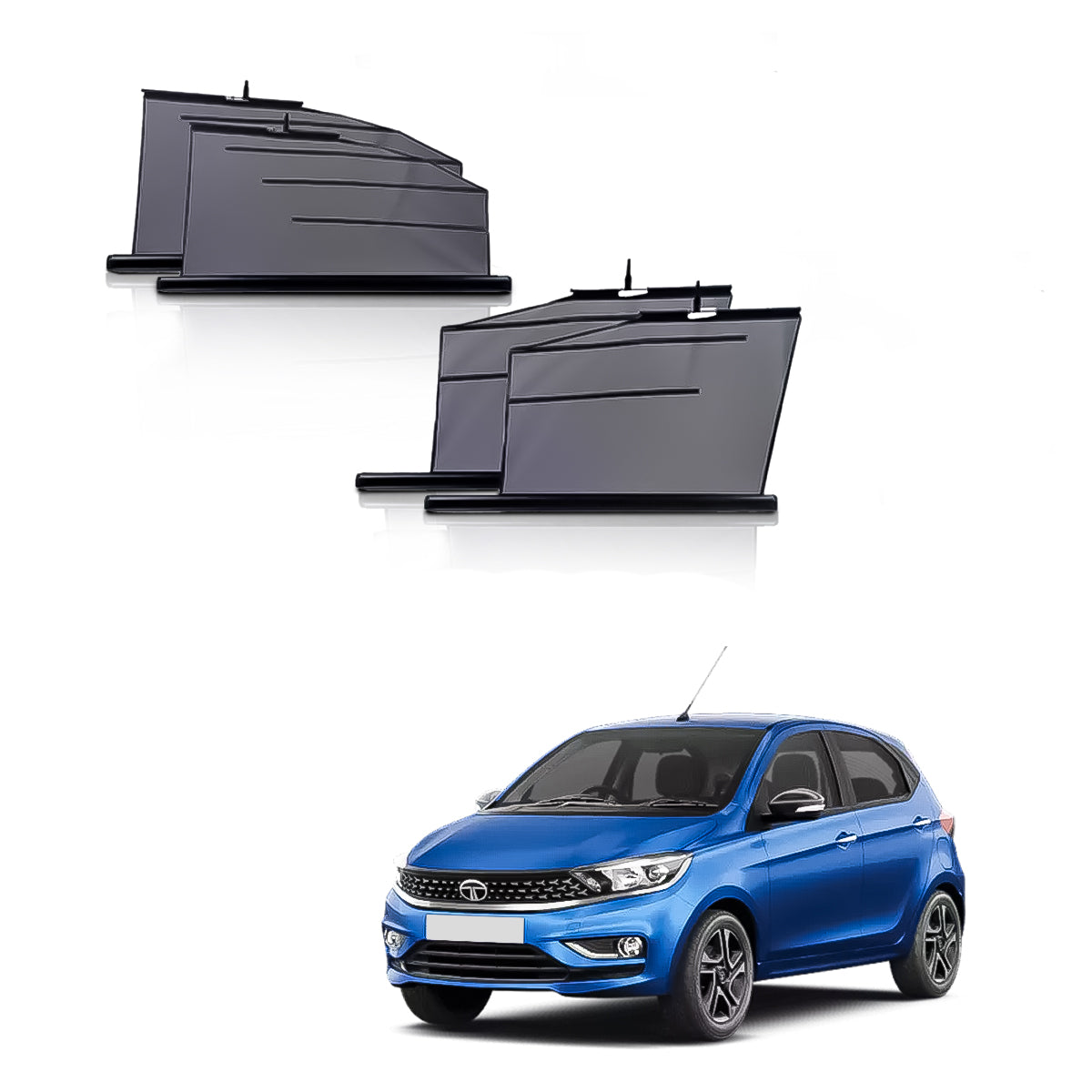 Tata Tiago Automatic window roller curtains | Car Roller Retractable Sun Shades