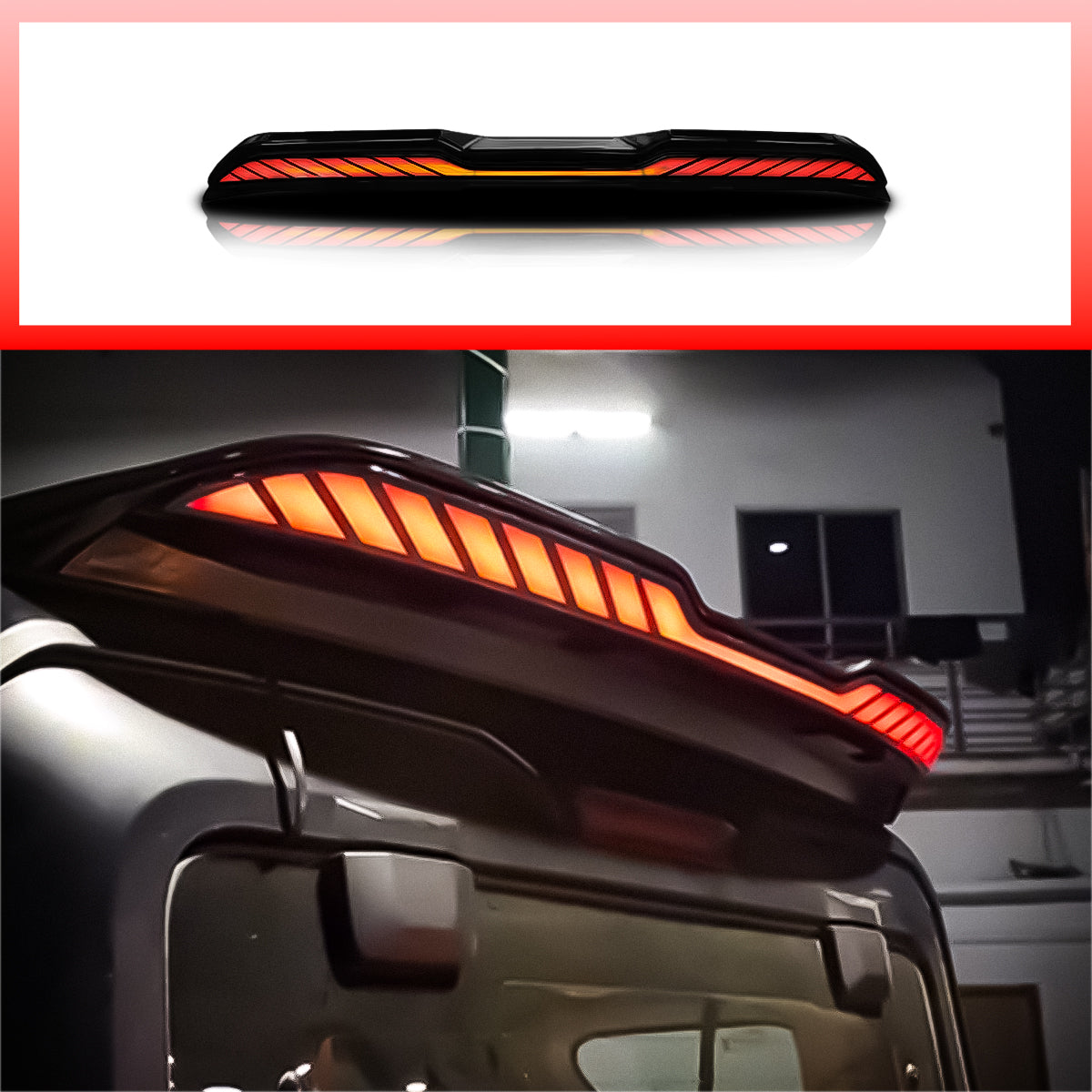 Bronco Style LED Roof Spoiler For Thar/Thar Roxx