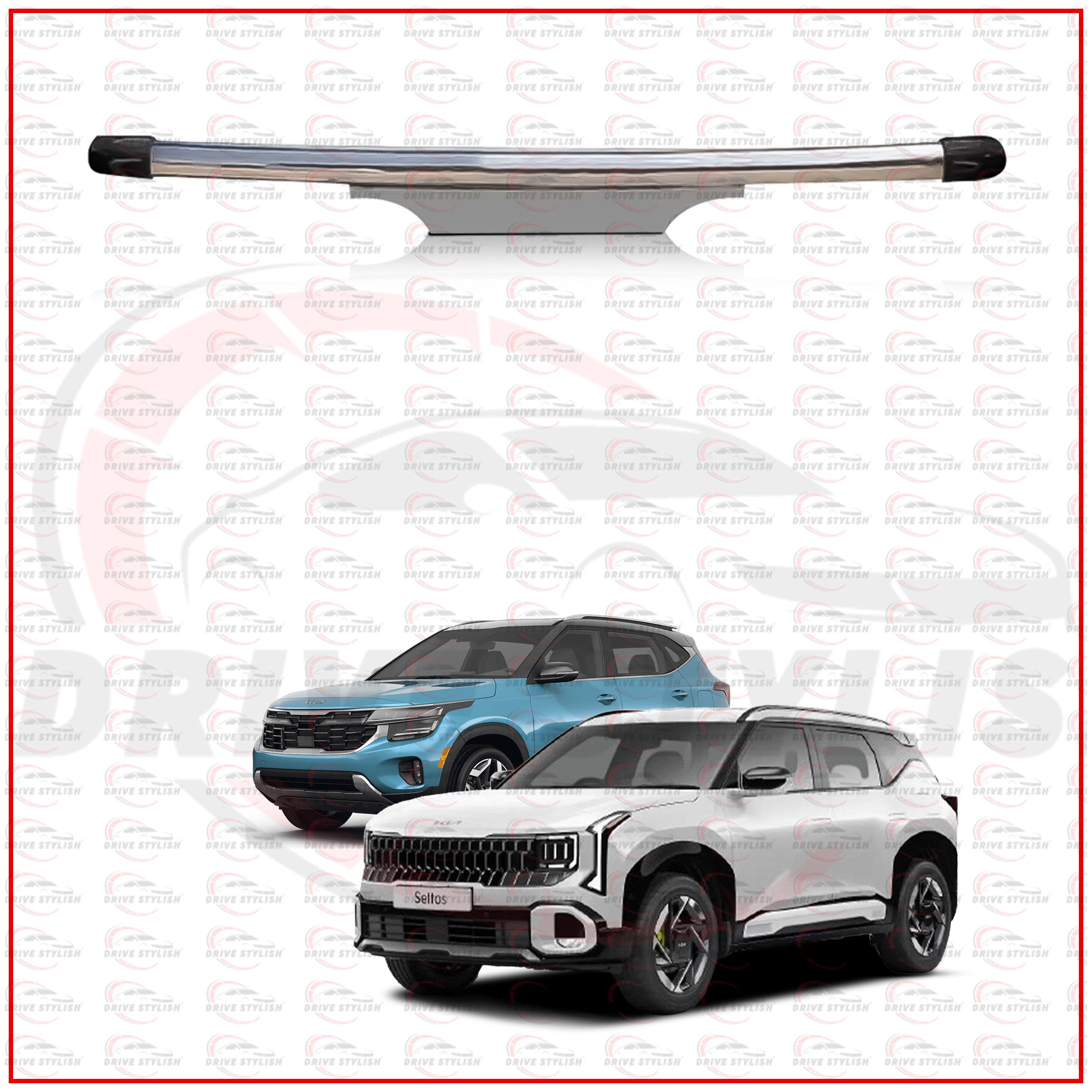 Steel Rear Bumper Guard for Kia Seltos 2025 Onwards