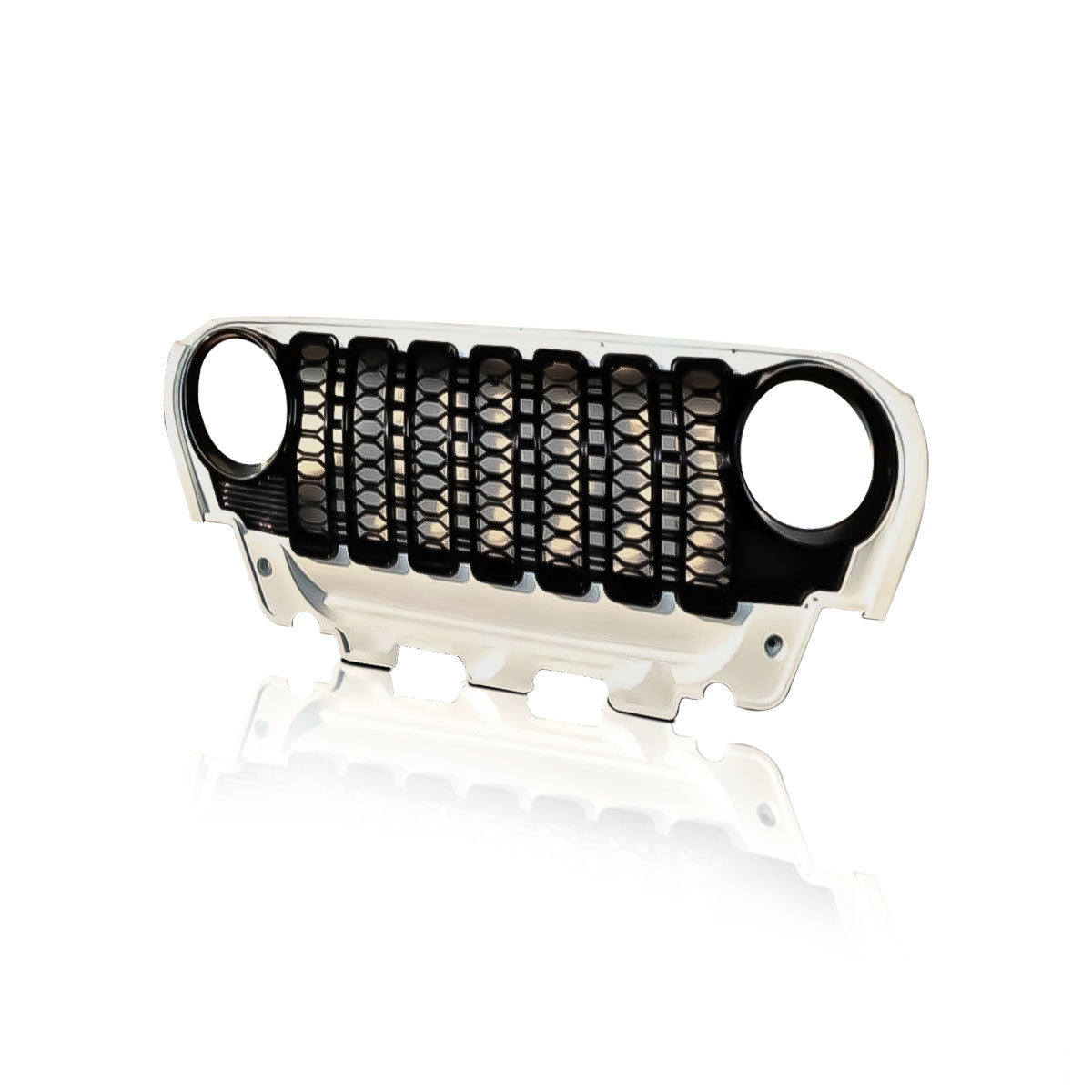 New Thar/Roxx Wrangler Style Bumper Grill - Red, White, Grey And Black