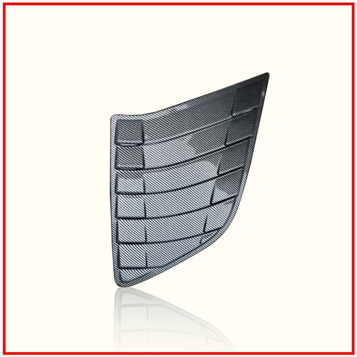 Ford Endeavour Rear Window Side Louvers || Carbon Fiber And Glossy Black Finish