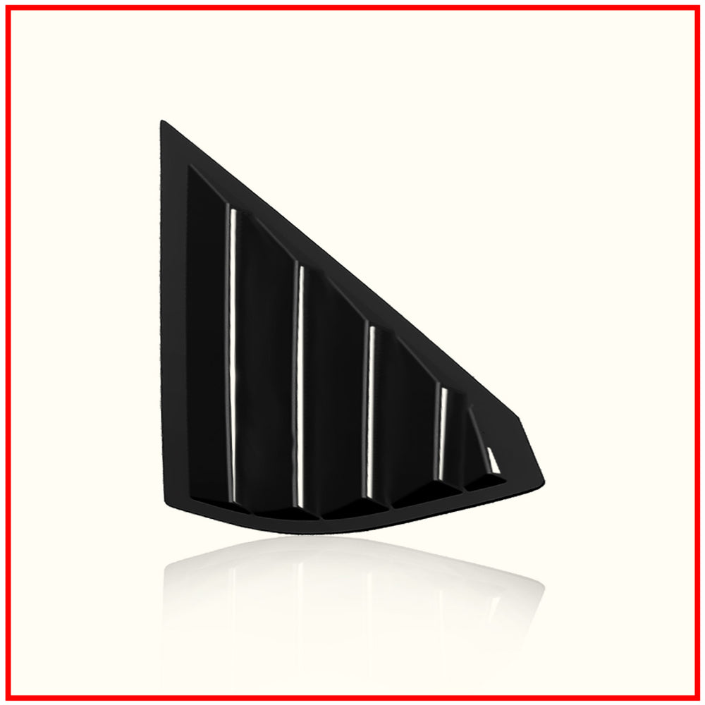 Fronx Rear Window Side Louvers || Carbon Fiber And Glossy Black Finish
