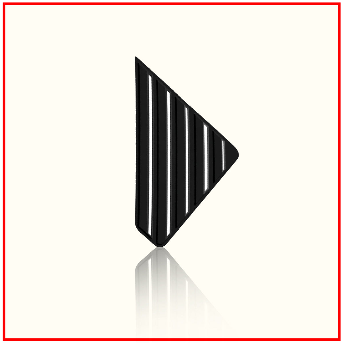 Thar Roxx Rear Window Side Louvers  || Carbon Fiber And Glossy Black Finish