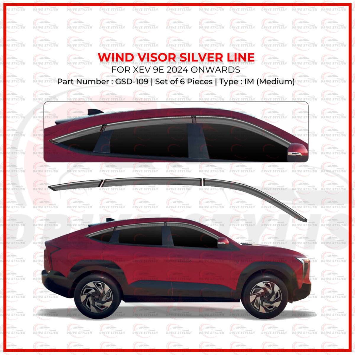 Wind Visor for Mahindra XEV 9E