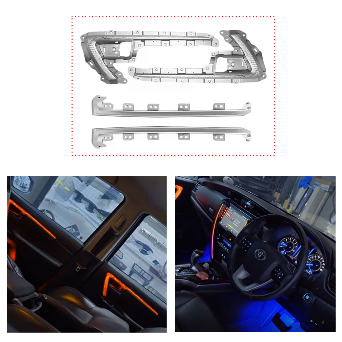 Fortuner Ambient Lights 2016 Onwards