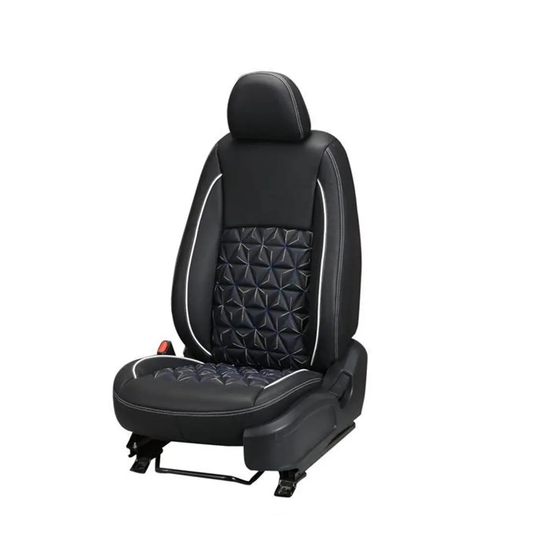 Tata Punch Diamond Series 3D Custom Nappa Leather Car Seat Covers