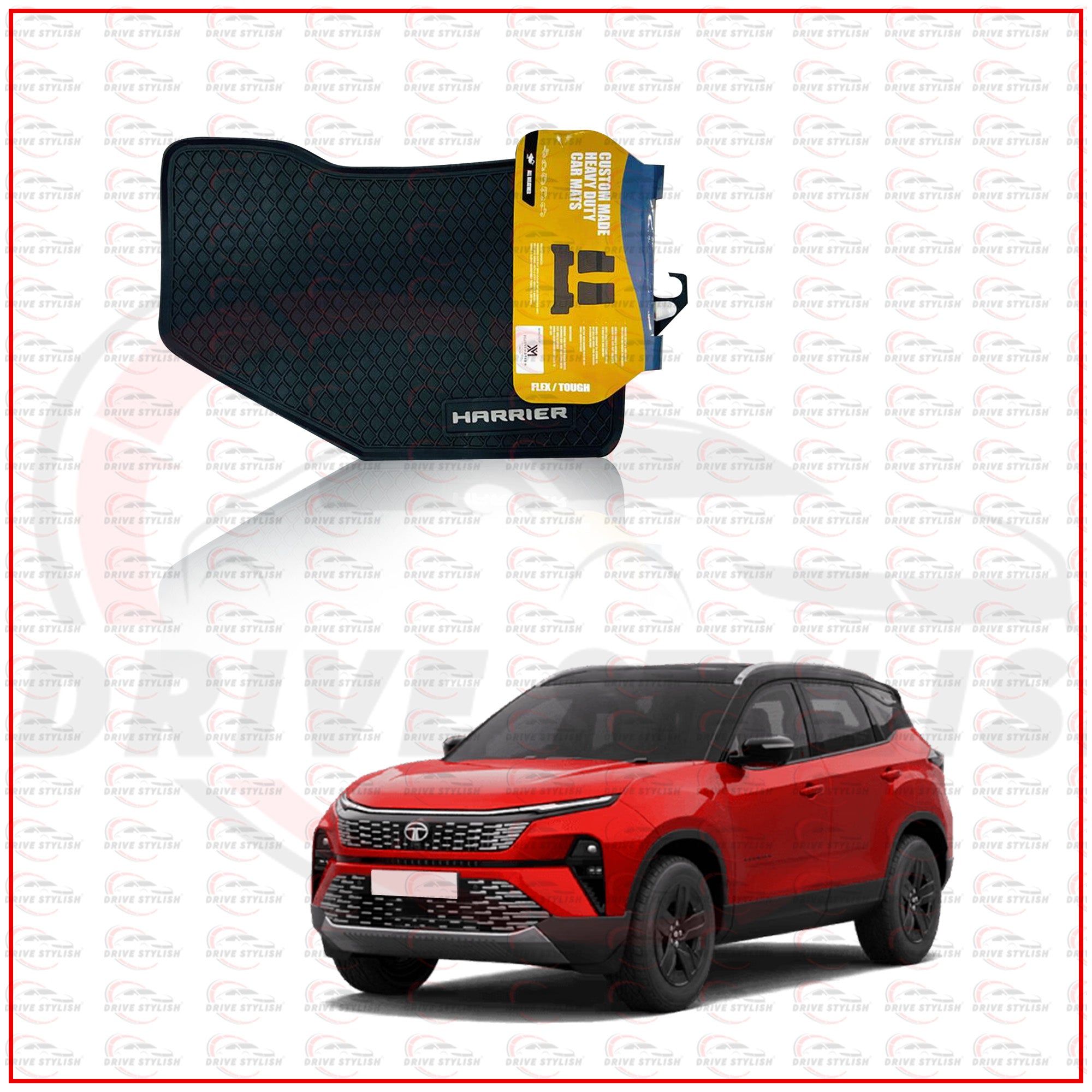 Tata Harrier Rubber Car Floor Mats 