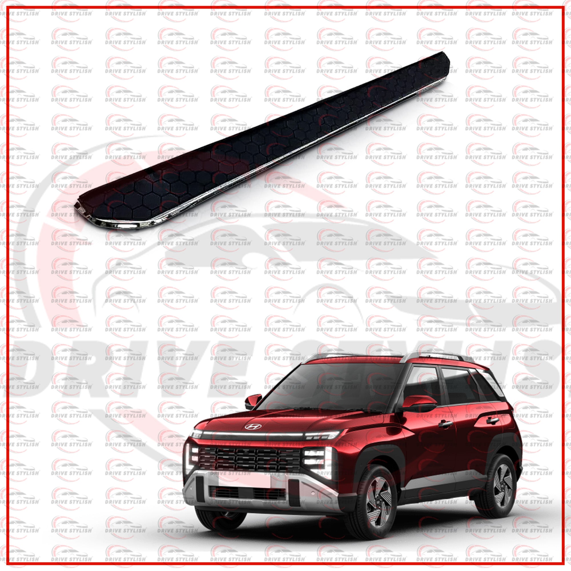 Side Steppers for Hyundai Venue 2025 Onwards- Soccer Design