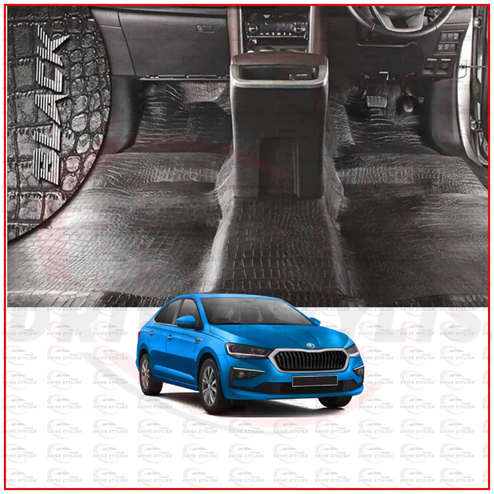 Skoda Slavia Car Flooring Lamination