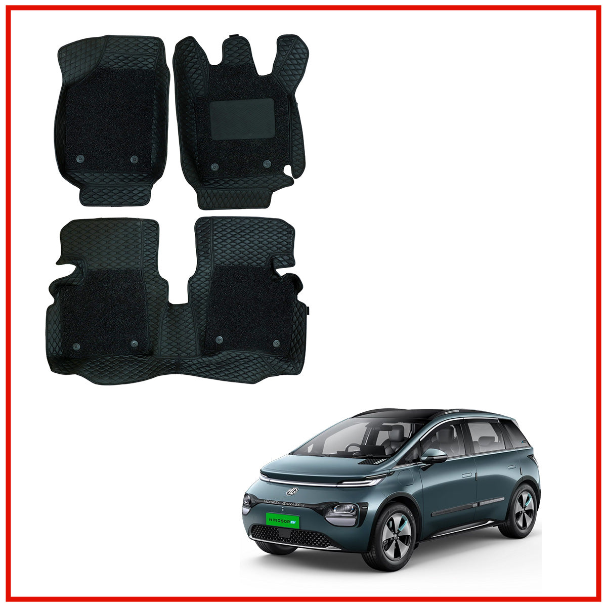 7D Floor Foot Mats For MG Windsor