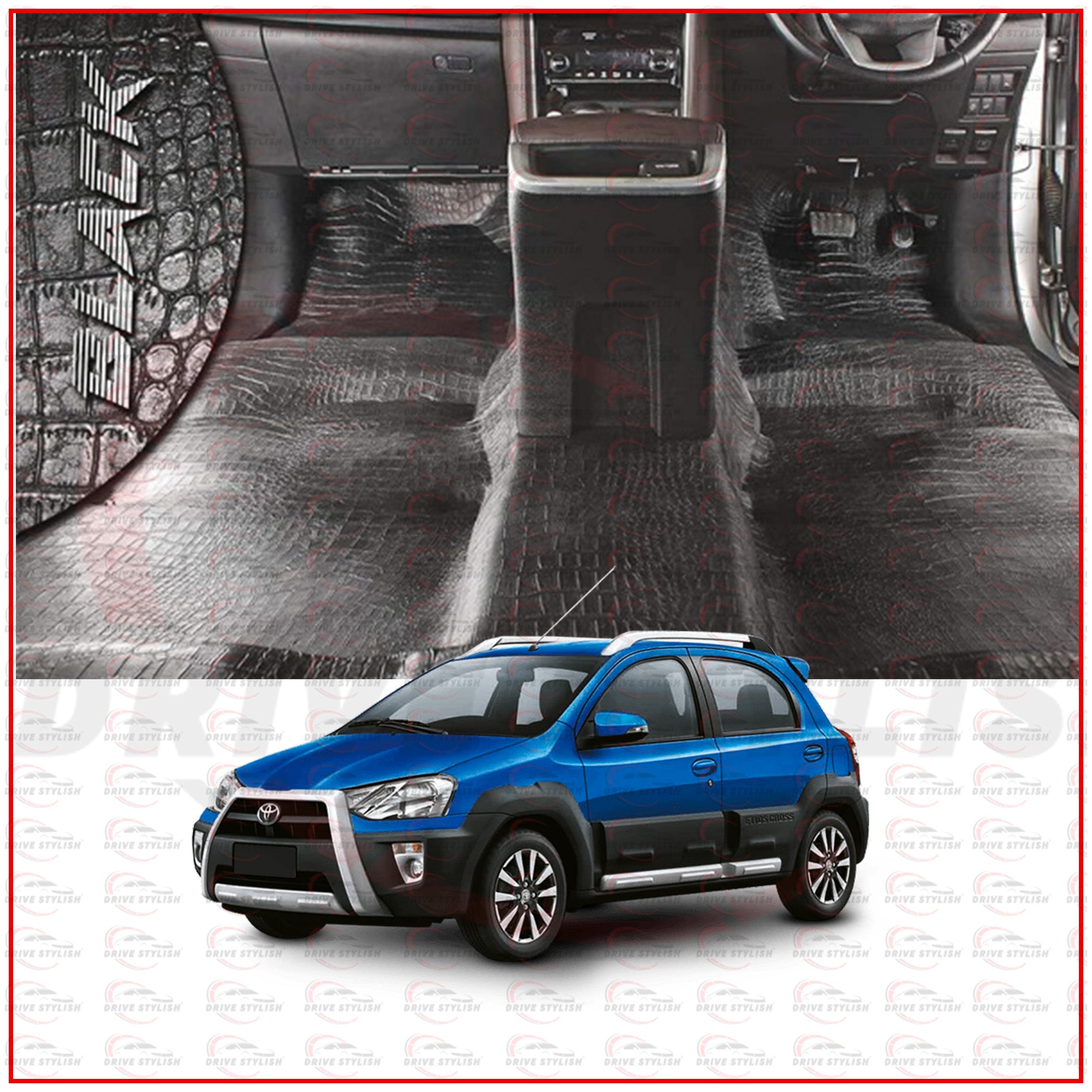 Car Flooring Lamination for Toyota Etios Cross