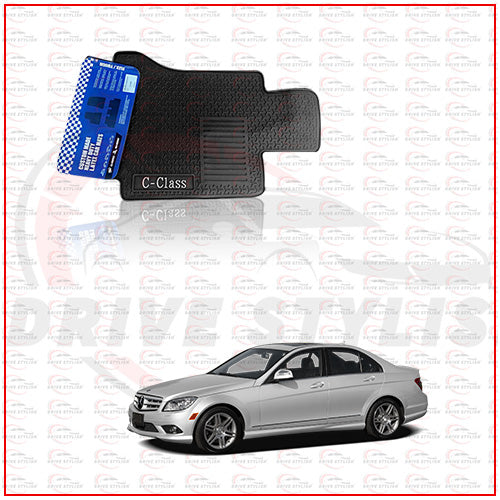 Mercedes-Benz C Class 2008-2013 Odour-proof Rubber Floor Mats| 100% Waterproof