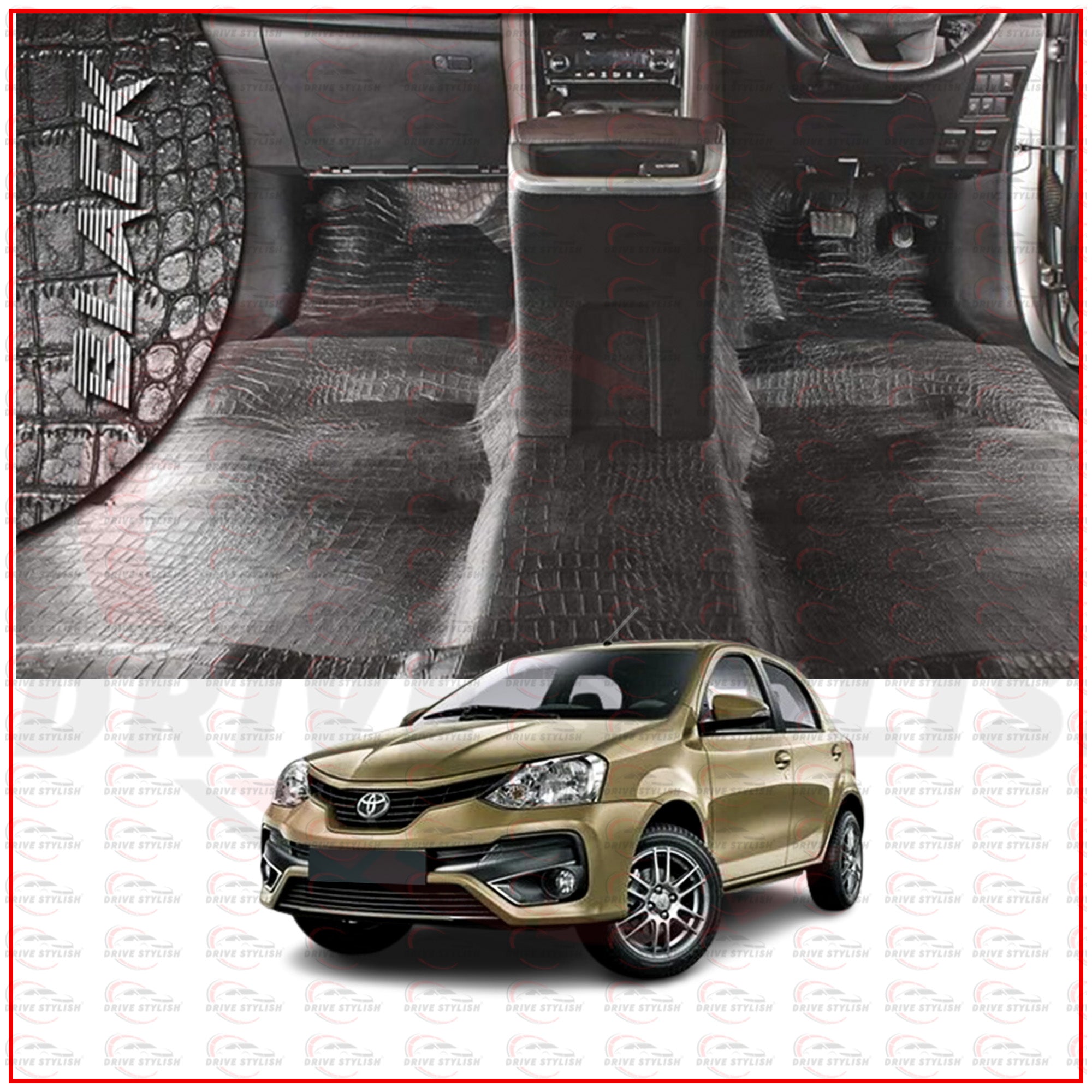 Car Flooring Lamination for Toyota Etios Liva