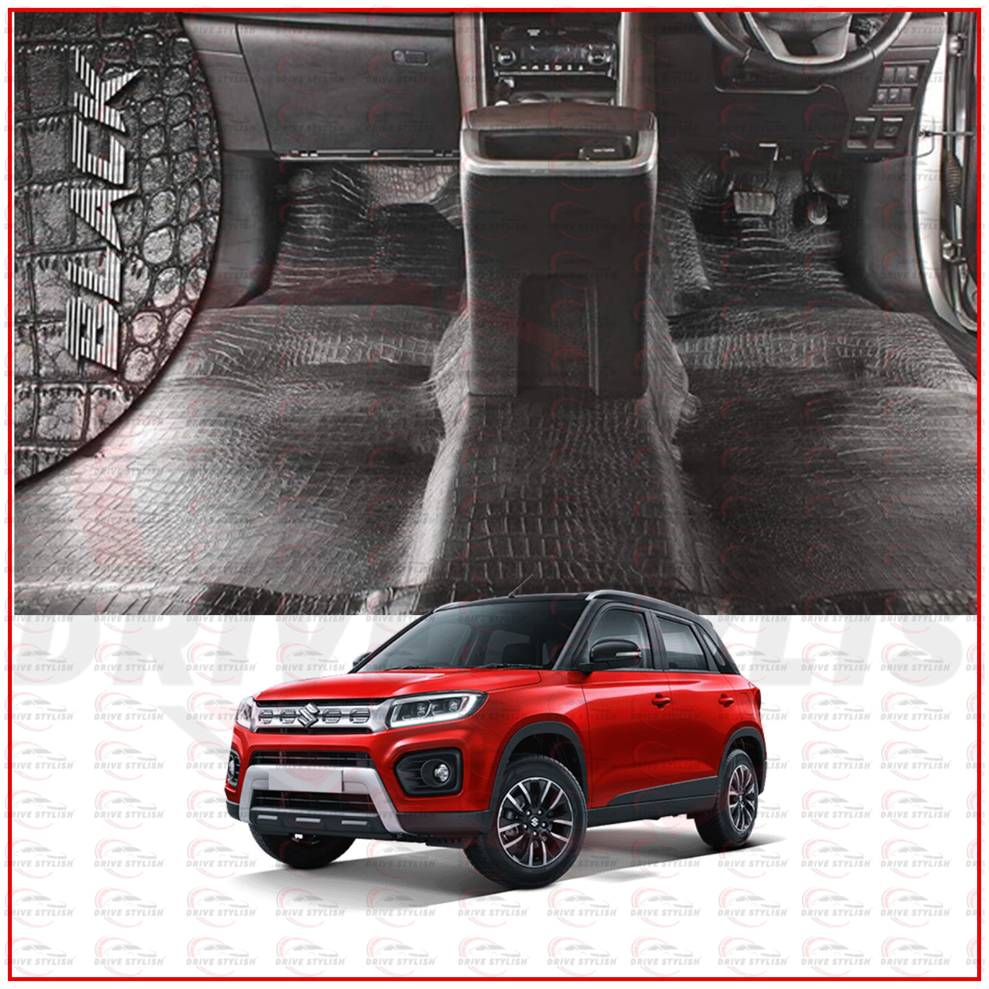 Car Flooring Lamination for Maruti Suzuki Brezza 2022