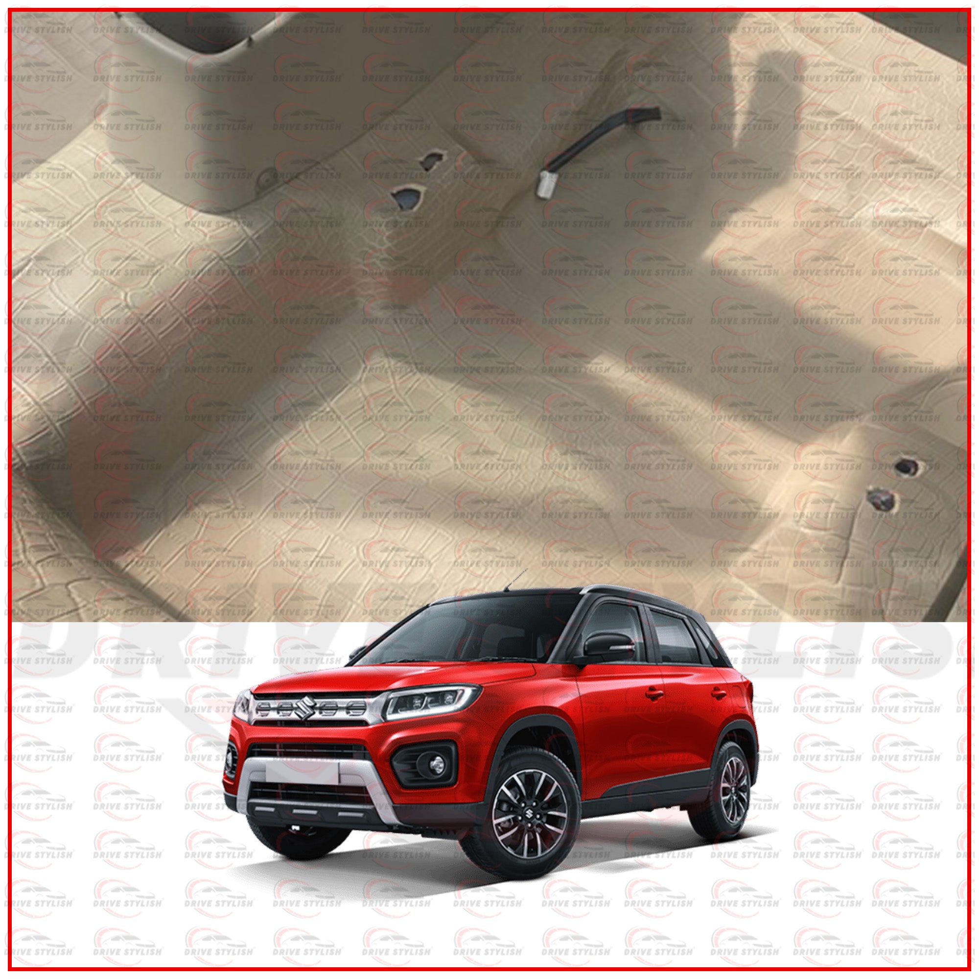 Car Flooring Lamination for Maruti Suzuki Brezza 2022