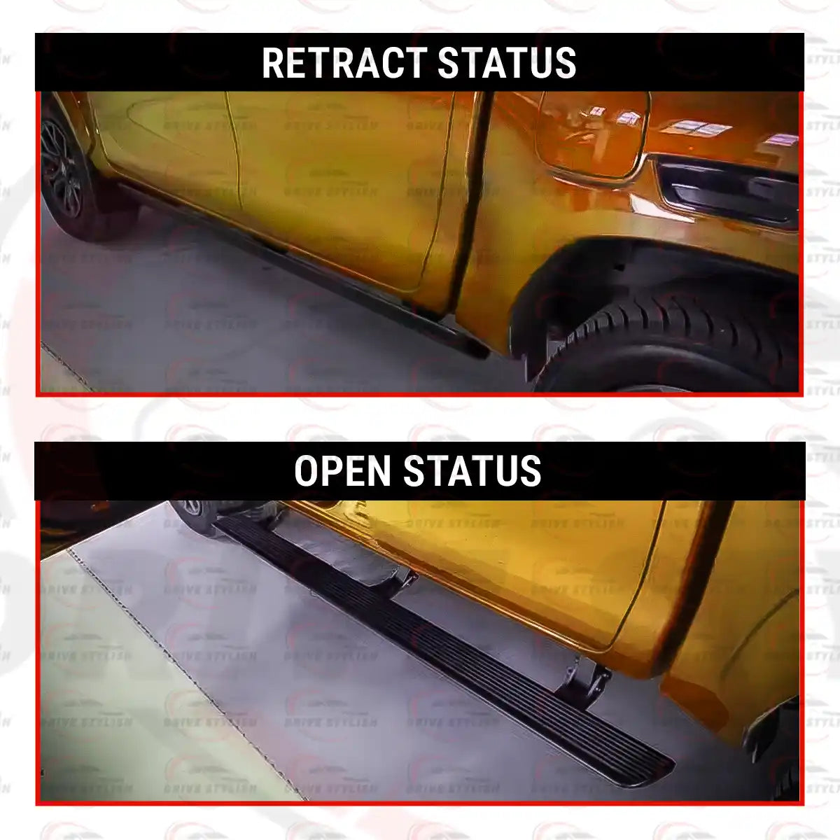 Automatic E-Side Stepper for Hilux Travo 
